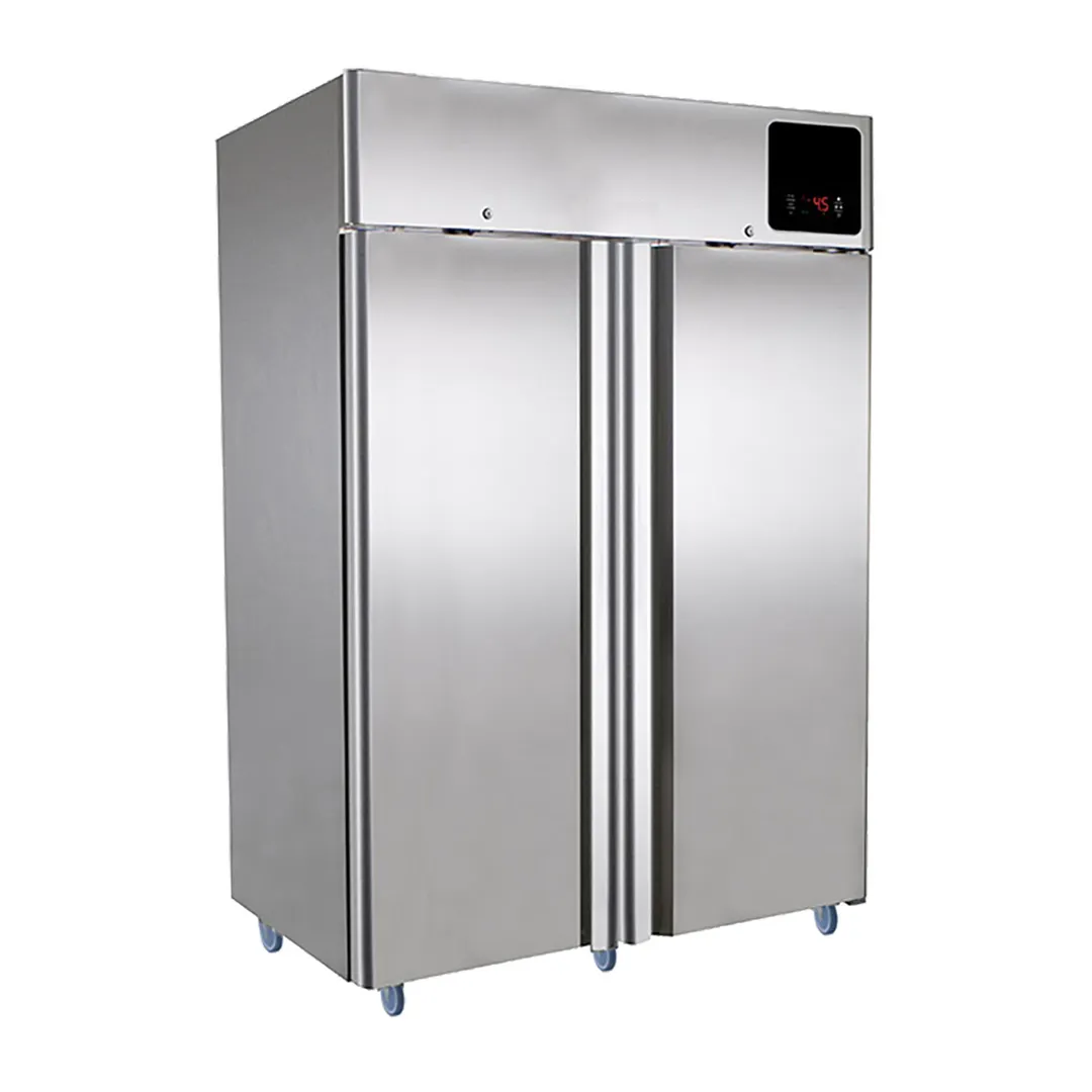 QualServ UCRE553-SS71A 53" Two Section Reach-In Refrigerator w/ 2 Solid Doors, Top Mount, Stainless Steel, 49 cu. ft.