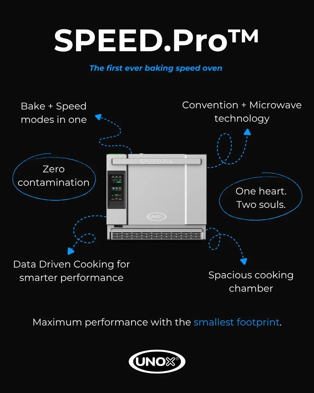 UNOX XASR-03HS-SDDS Microwave Convection Speed Oven