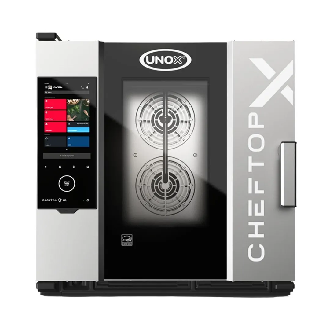 UNOX XADA-0611-GXRS Half Size 6 Pan Gas Combi Oven w/ Digital Control, Boilerless, 51.180 BTU
