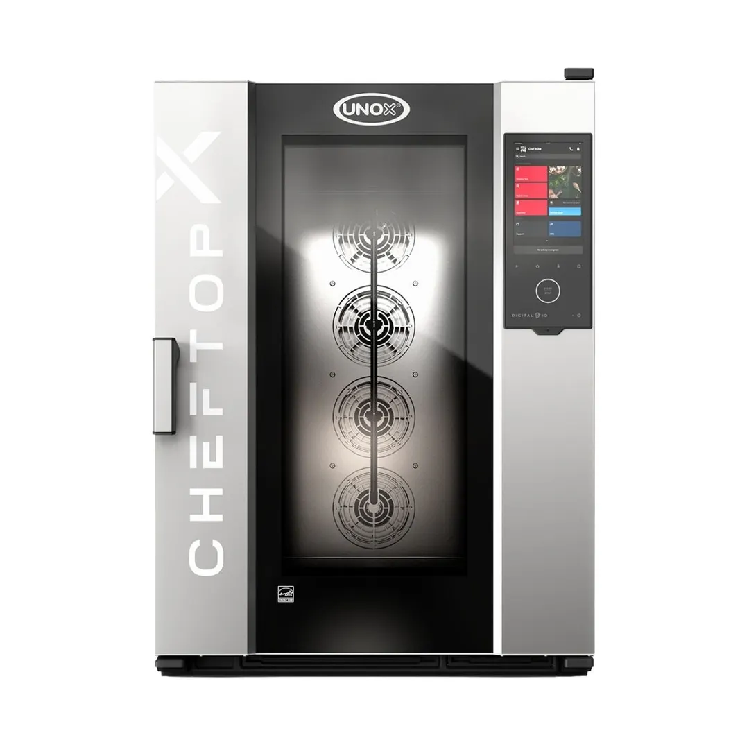 UNOX XADA-10FS-EXLS Full Size 10 Pan Electric Combi Oven w/ Touchscreen, Left-to-Right Door, 208/240V