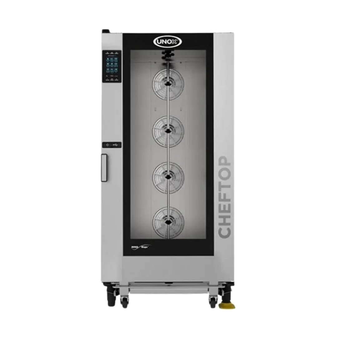 Unox XAVL-2021-GPLS Full Size 20 Pan Gas Combi Oven w/ MIND.Maps Plus, Touchscreen, 307.093 BTU