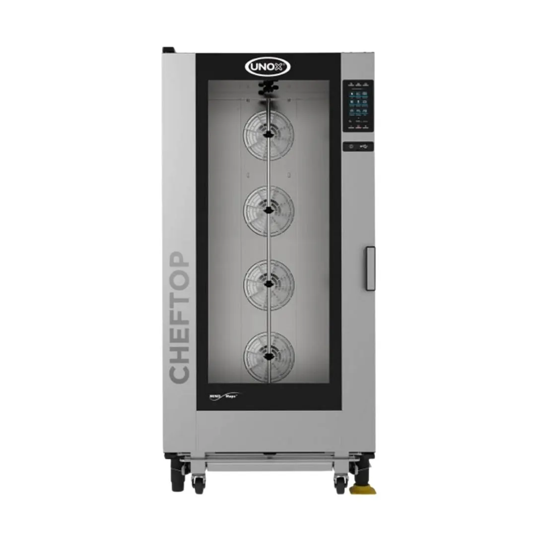 Unox XAVL-2021-GPRS Full Size 20 Pan Gas Combi Oven w/ MIND.Maps Plus, Touchscreen, 307.093 BTU