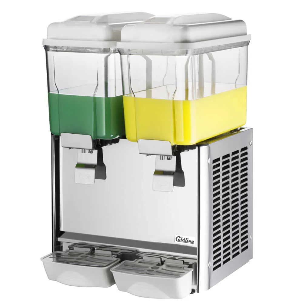 Coldline CBD-2 Beverage Dispenser with Double Bowls / Paddle Type - 3.2 Gal (each) - 280W