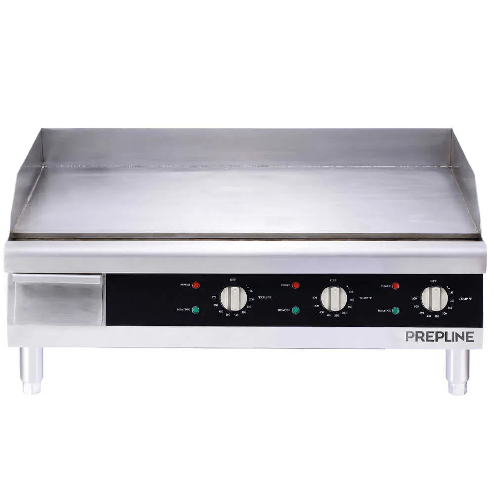 Prepline EGD30 10" Countertop Electric Griddle with Thermostatic Control