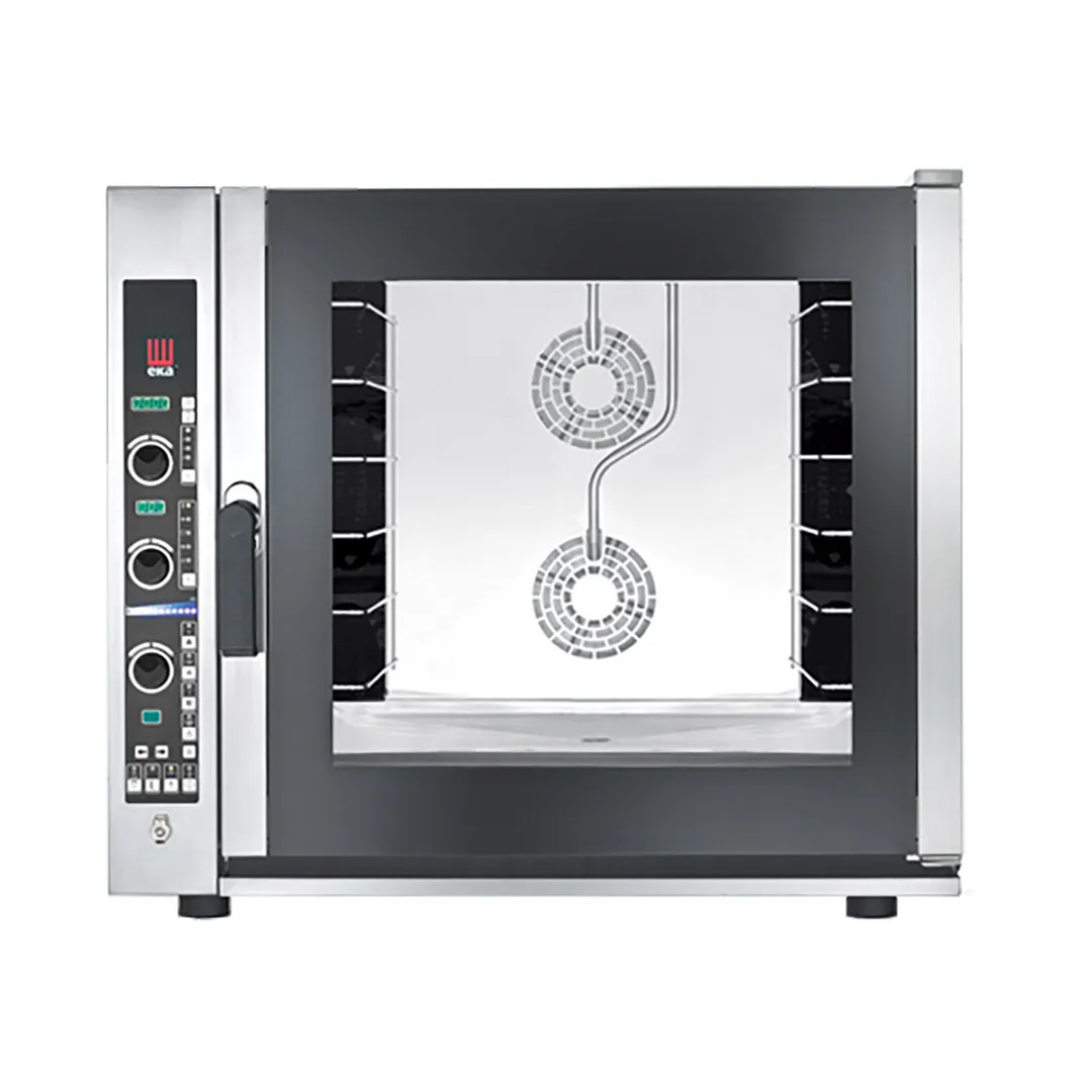 Tecnoeka EKFA 664 E UD Full-Size 6 Pan Electric Combi Oven w/ Electronic Controls, Boilerless
