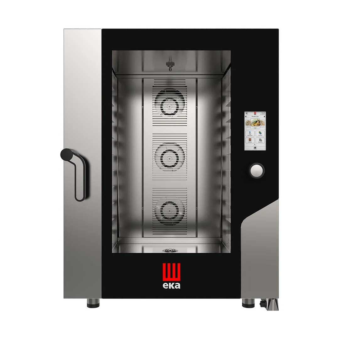 Tecnoeka MKFA 1064 TS Full-Size 10 Pan Electric Combi Oven w/ Touchscreen, Boilerless, 208/240V