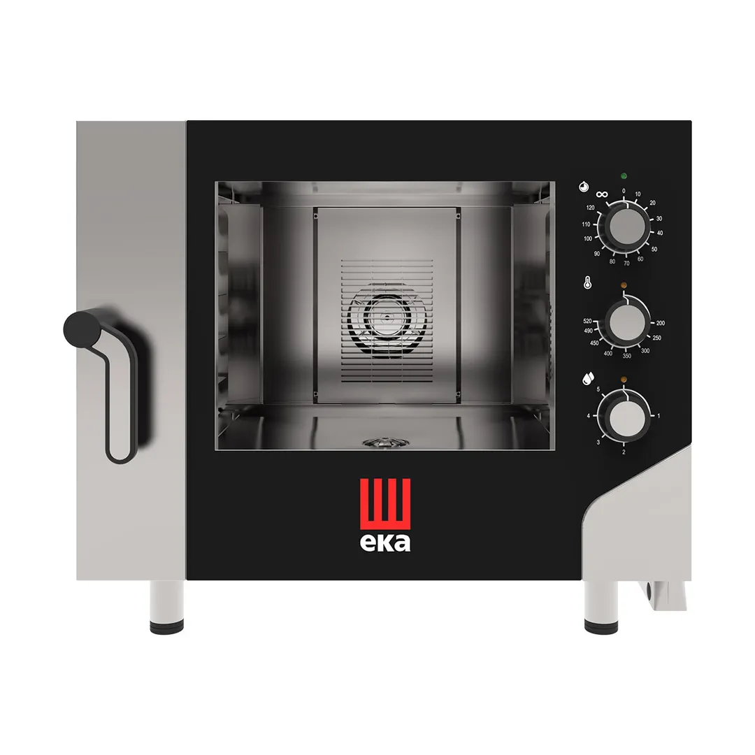 Tecnoeka MKFA 464 S Full Size 4 Pan Electric Combi Oven w/ Electro-Mechanical Controls, Boilerless, 208/240V