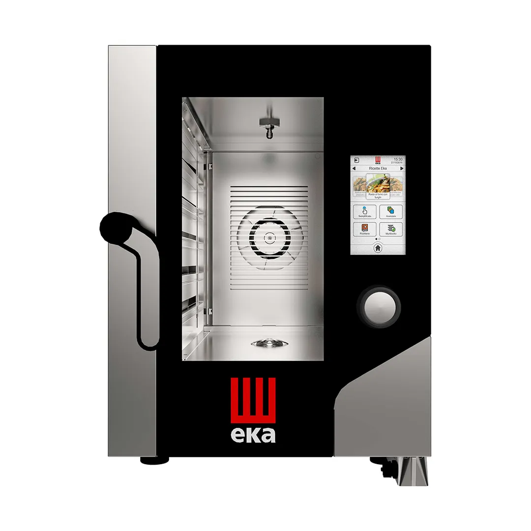 Tecnoeka MKFA 611 CTS Half Size 6 Pan Electric Combi Oven w/ Touchscreen, Boilerless, 208/240V