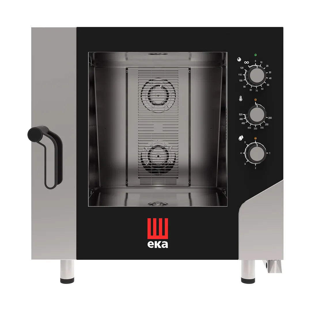 Tecnoeka MKFA 664 S Full Size 6-Pan Electric Combi Oven w/ Electro-Mechanical Control, Boilerless, 208/240V