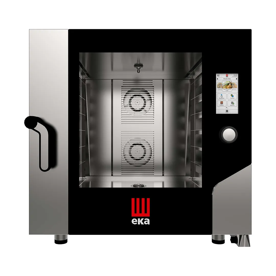 Tecnoeka MKFA 664 TS Full Size Electric Combi Oven w/ 6 Pan, Touchscreen, Boilerless, 208/240V
