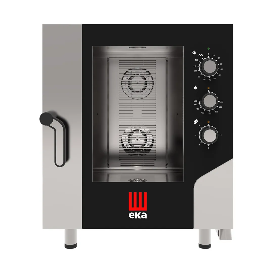 Tecnoeka MKFA 711 S Half Size 7 Pan Electric Combi Oven w/ Electro-Mechanical Control, Boilerless, 208/240V