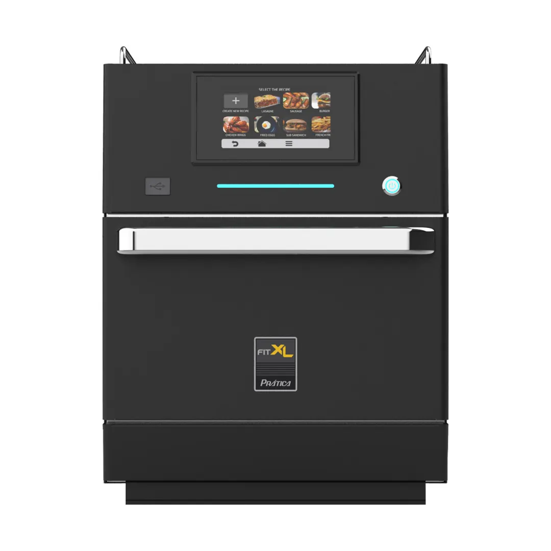 Pratica FIT XL BLACK 990200 Countertop Electric Ventless Stainless Steel High-Speed Oven, 208/240V