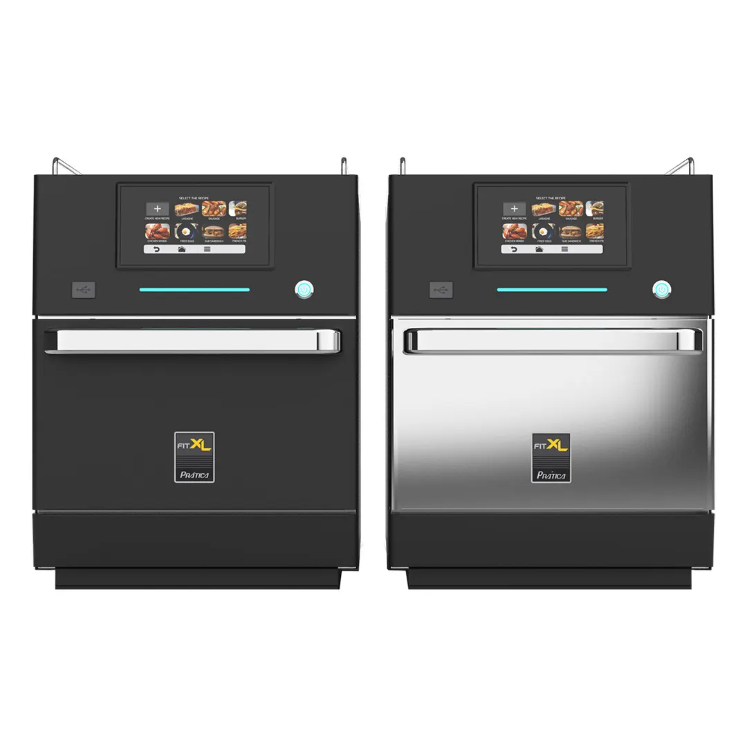 Pratica FIT XL BLACK 990200 Countertop Electric Ventless Stainless Steel High-Speed Oven, 208/240V