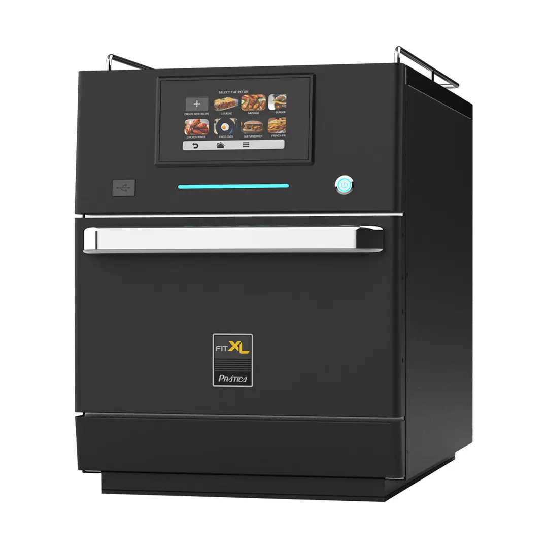 Pratica FIT XL BLACK 990200 Countertop Electric Ventless Stainless Steel High-Speed Oven, 208/240V