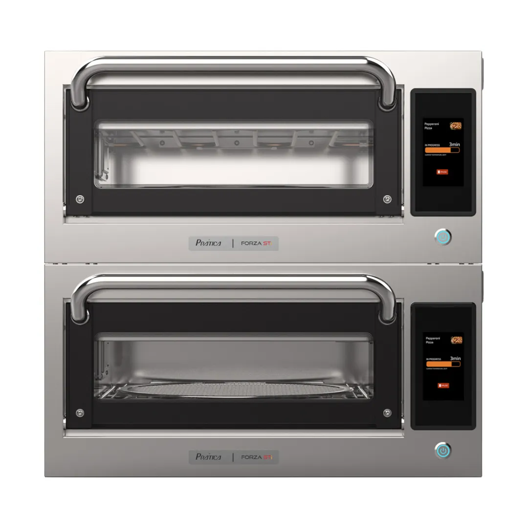 Pratica Products Inc FORZA STI DOUBLE 990115-DBL Electric Pizza Bake Oven w/ 2 Decks, (2) 16" Pizza Capacity