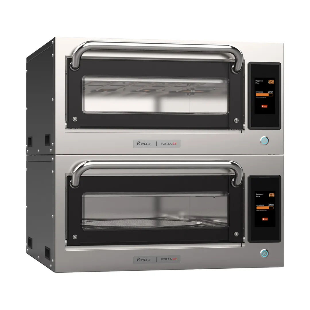 Pratica Products Inc FORZA STI DOUBLE 990115-DBL Electric Pizza Bake Oven w/ 2 Decks, (2) 16" Pizza Capacity