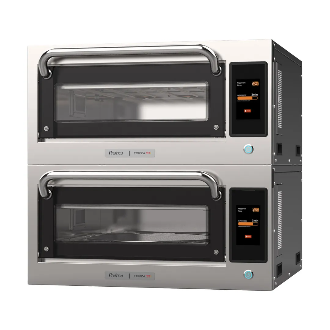 Pratica Products Inc FORZA STI DOUBLE 990115-DBL Electric Pizza Bake Oven w/ 2 Decks, (2) 16" Pizza Capacity