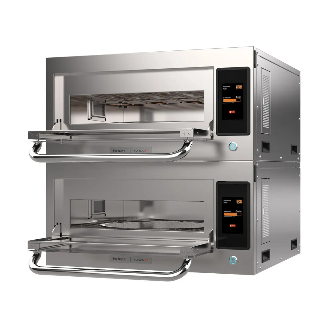 Pratica Products Inc FORZA STI DOUBLE 990115-DBL Electric Pizza Bake Oven w/ 2 Decks, (2) 16" Pizza Capacity