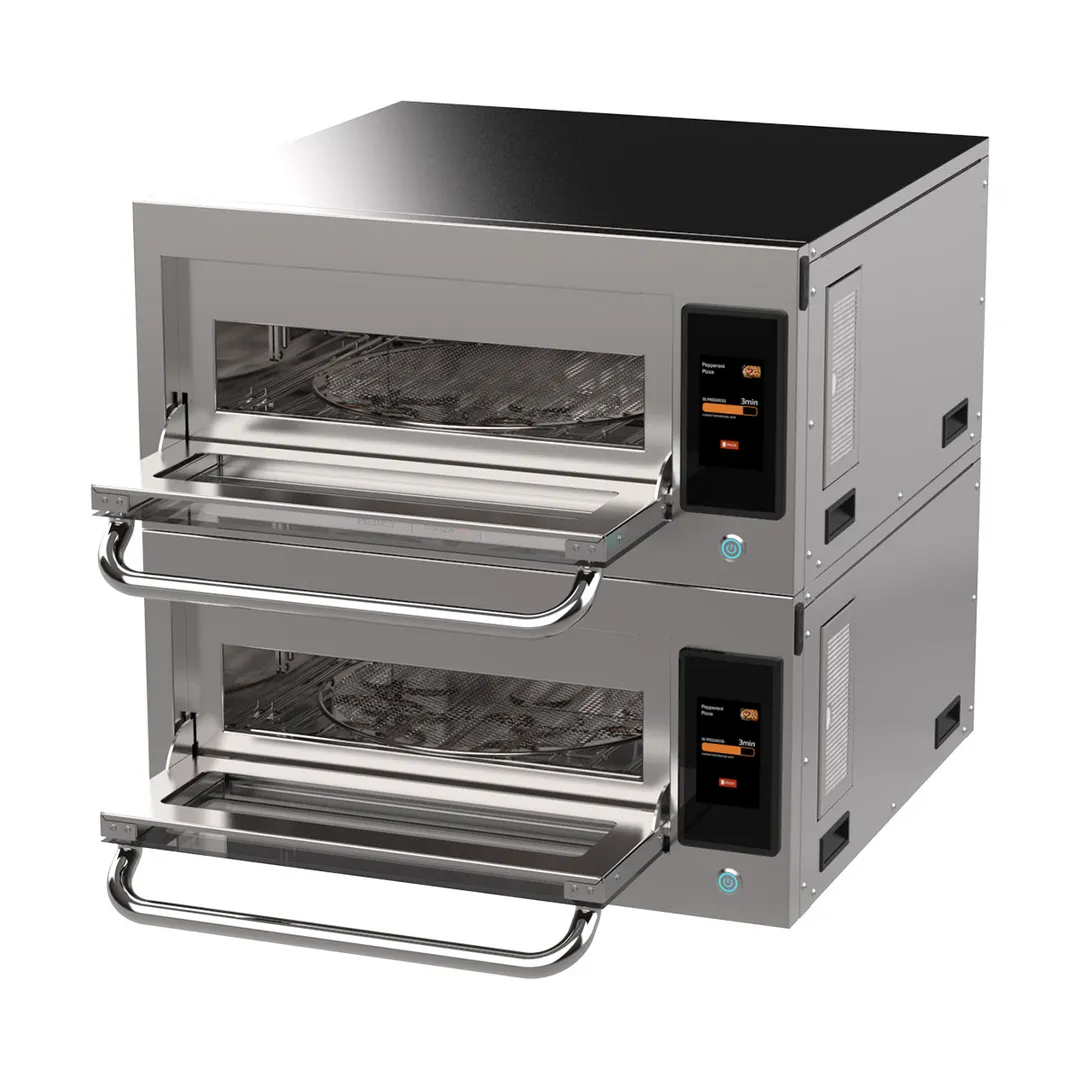 Pratica Products Inc FORZA STI DOUBLE 990115-DBL Electric Pizza Bake Oven w/ 2 Decks, (2) 16" Pizza Capacity