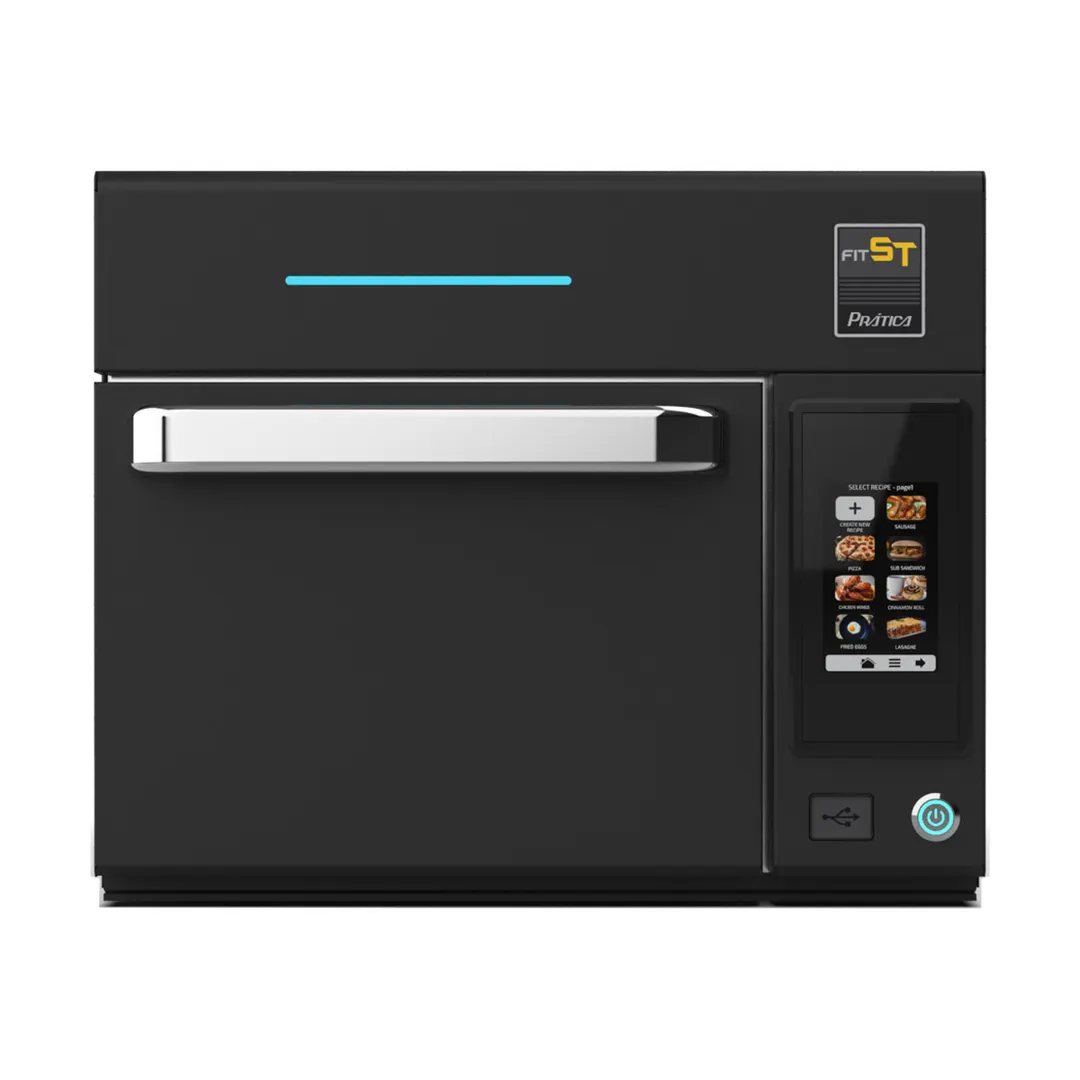Pratica Products Inc FIT ST BLACK 990188 Fit St Speed Oven, Single, Electric