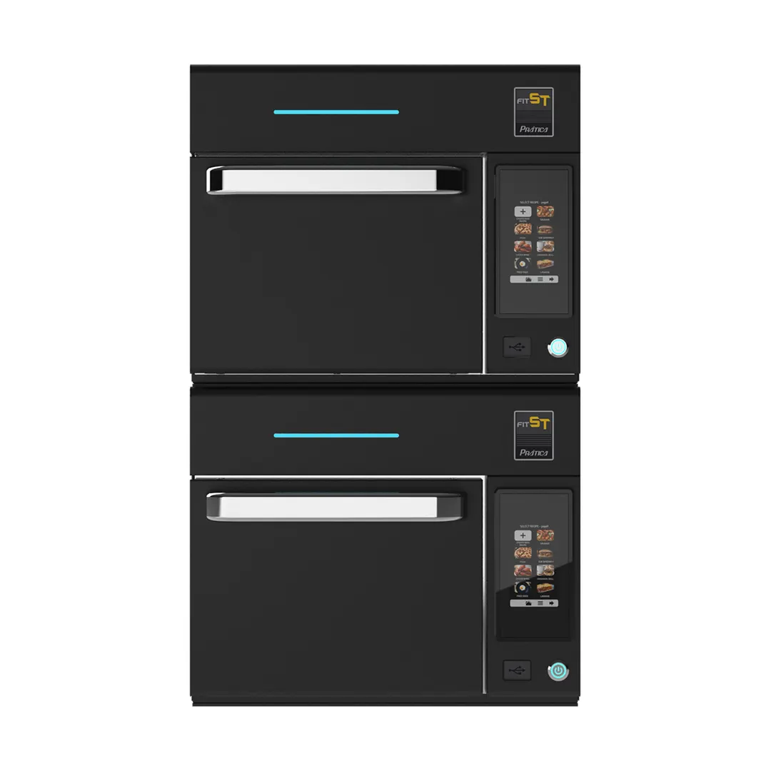 Pratica Products Inc FIT ST BLACK DOUBLE STACKED 990188-DBL Fit St Speed Oven