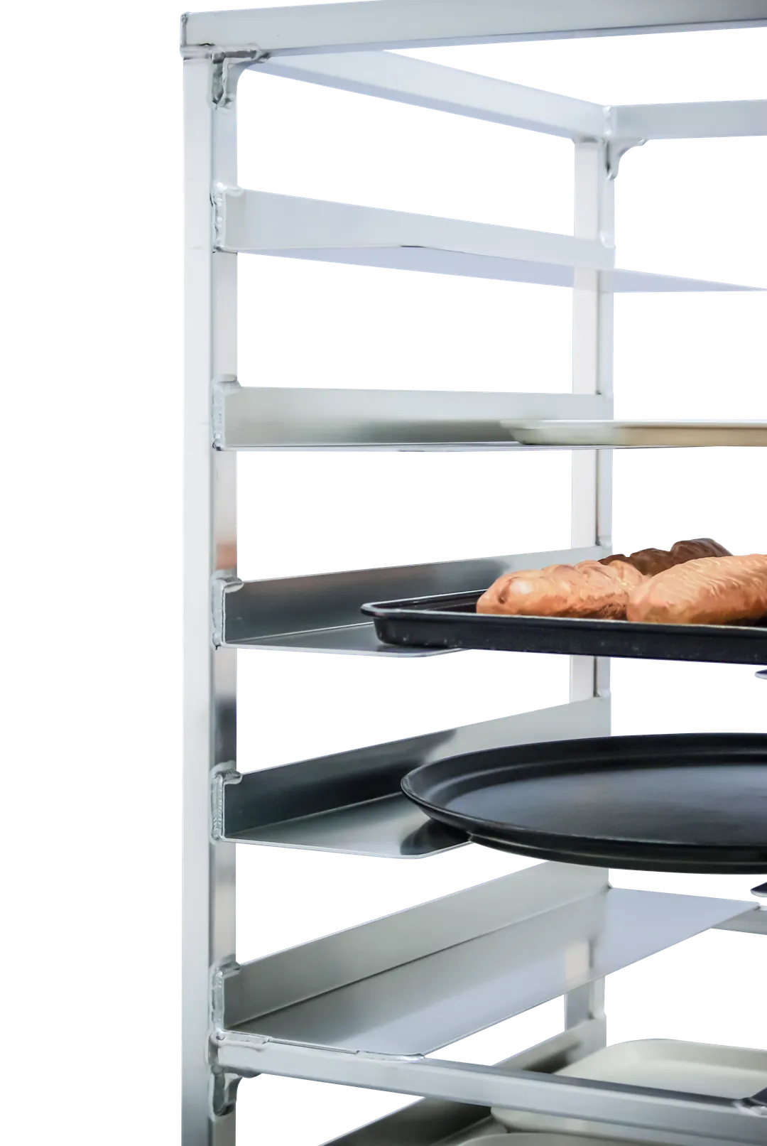 Doyon O1610 Mobile Oval Tray Storage Rack