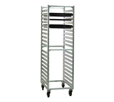 Doyon O1838C Aluminum Bun Pan Rack, Lip Loaded, Holds 38 Trays, All Welded