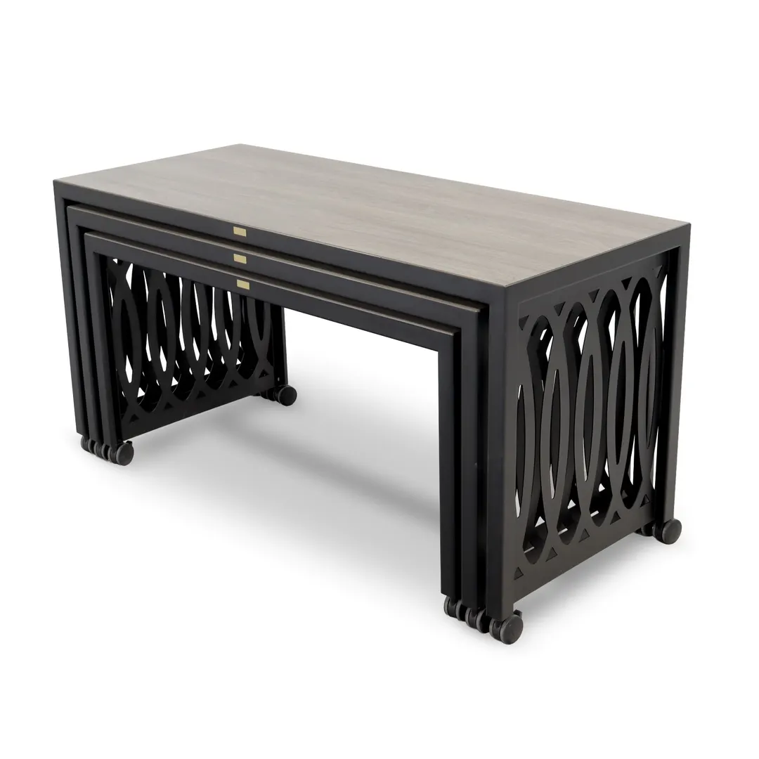 Forbes Industries 7431AHD Halo Series Essentials Heavy Duty Nesting Tables Set 3