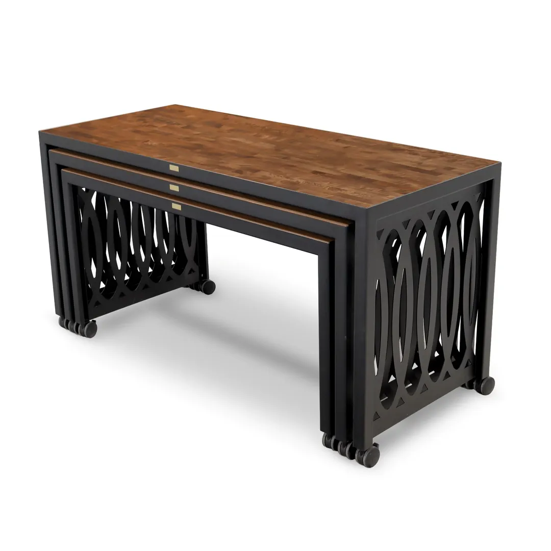 Forbes Industries 7438AHD Halo Series Elite Heavy Duty Nesting Tables, Set of 3