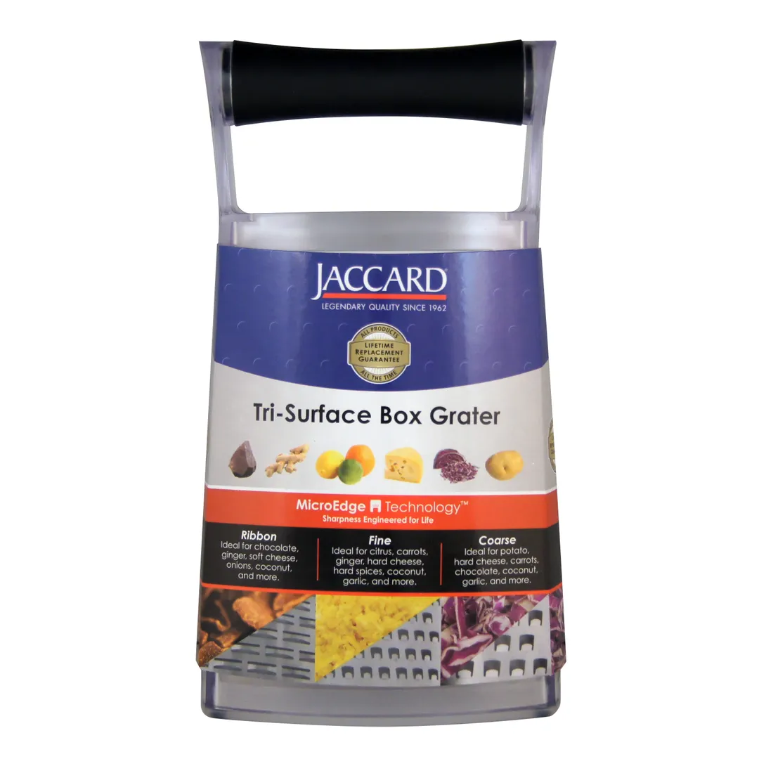 Jaccard 201204BGF2 MicroEdge Tri-Blade Box Grater