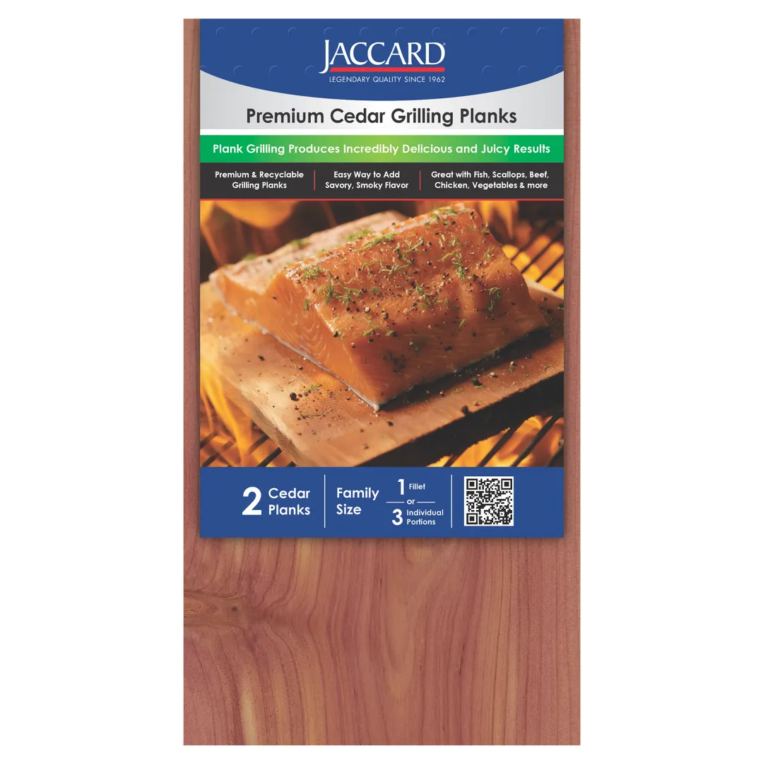 Jaccard 201409-50 Premium Cedar Grilling Planks / Wraps