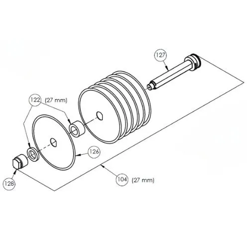 Jaccard F19S104-110-115 Blade Set for FS-19