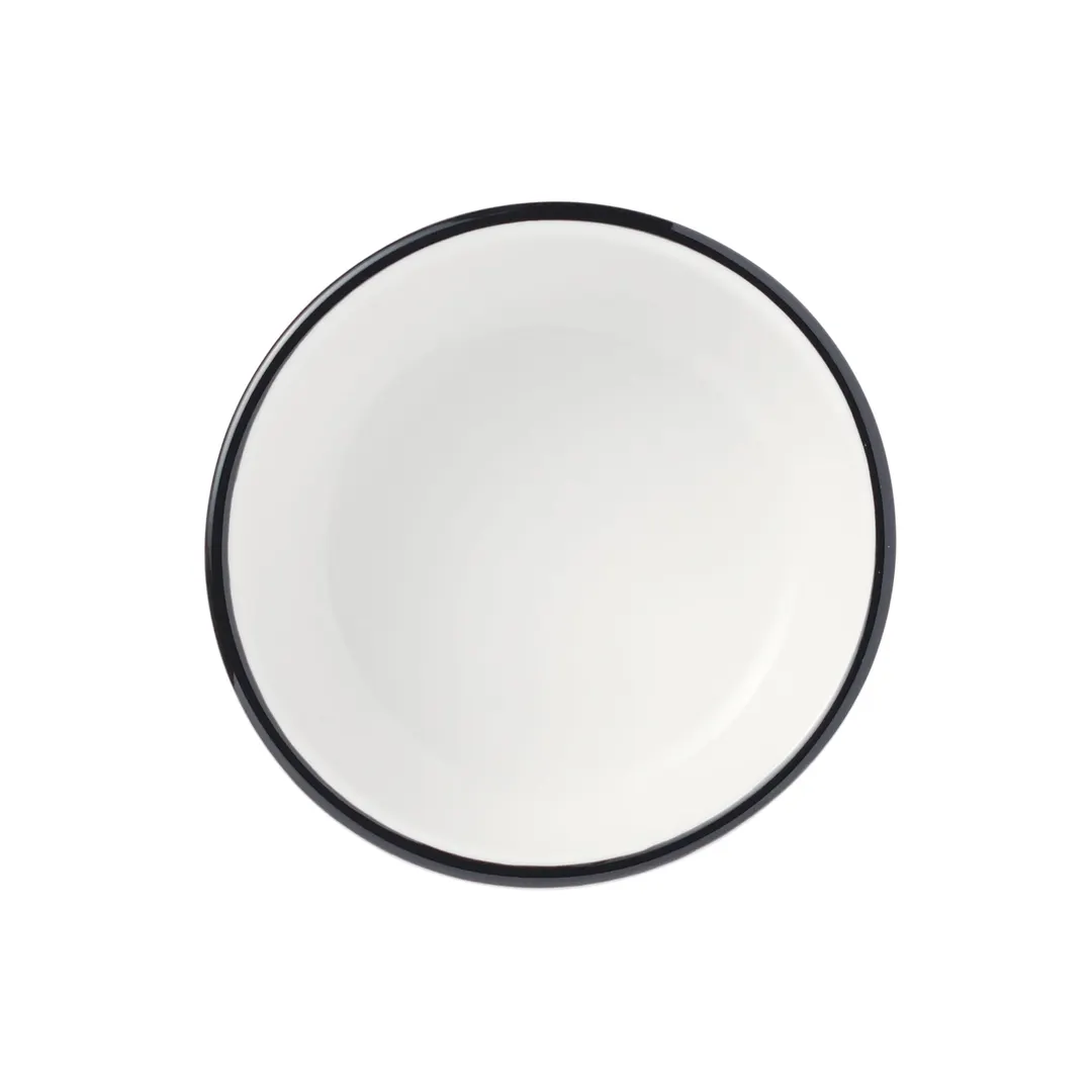 Libbey 114309 Round Bowl, 4" Dia x 2-1/8" H, 7 oz Capacity, Black Porcelain - Case