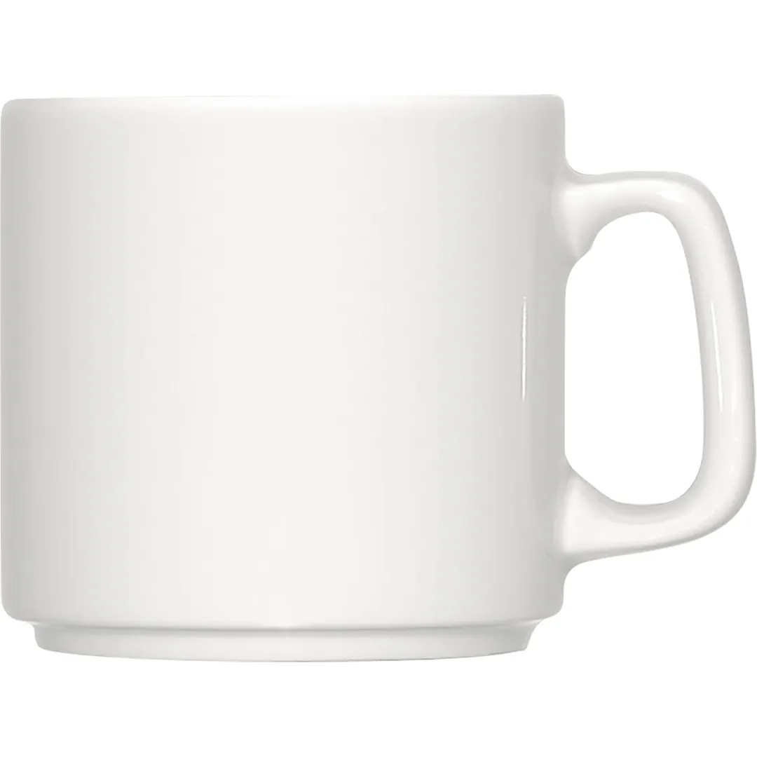 Libbey 611562712000000 China Mug, 9.1 Oz, 3.1" Diameter, Porcelain, Microwave Safe - Case