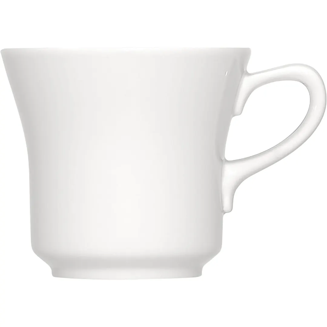 Libbey 627537512000000 China Cups, 8.8 oz (3.5" Dia) Porcelain, Oven/Microwave/Freezer Safe - 1/Case