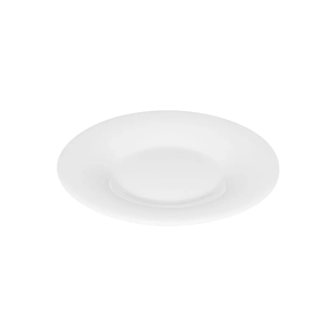 Libbey 643001712000000 6‑2/3" Porcelain Dinner Plate, Oven Microwave Freezer and Dishwasher Safe