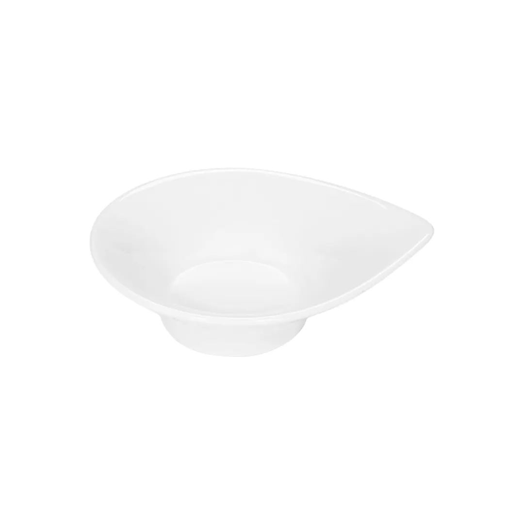 Libbey 643611212000000 Sauce Boat, 2.4 oz Porcelain, 4.5" W x 4.4" D x 1.5" H, Oven/Microwave Safe