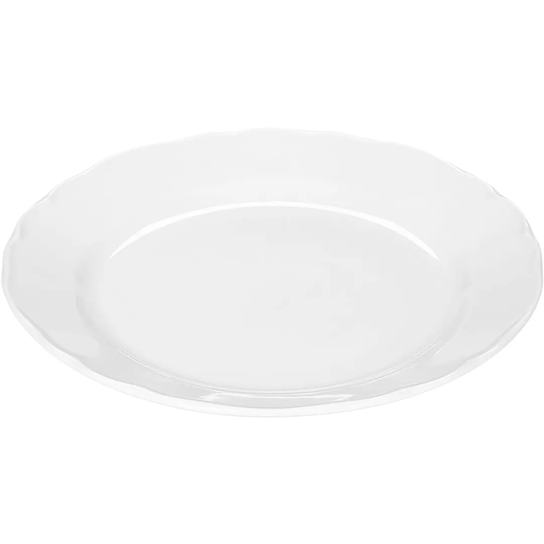 Libbey 645001912000000 China Plate – 7½" Round Porcelain, Oven Safe, Dishwasher Safe - Case