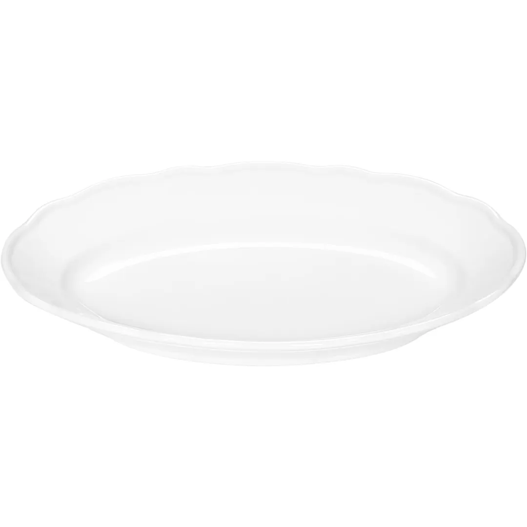 Libbey 645202512000000 Oval Platter, 9½" x 6½", Porcelain, Oven Microwave Safe - 1/Case