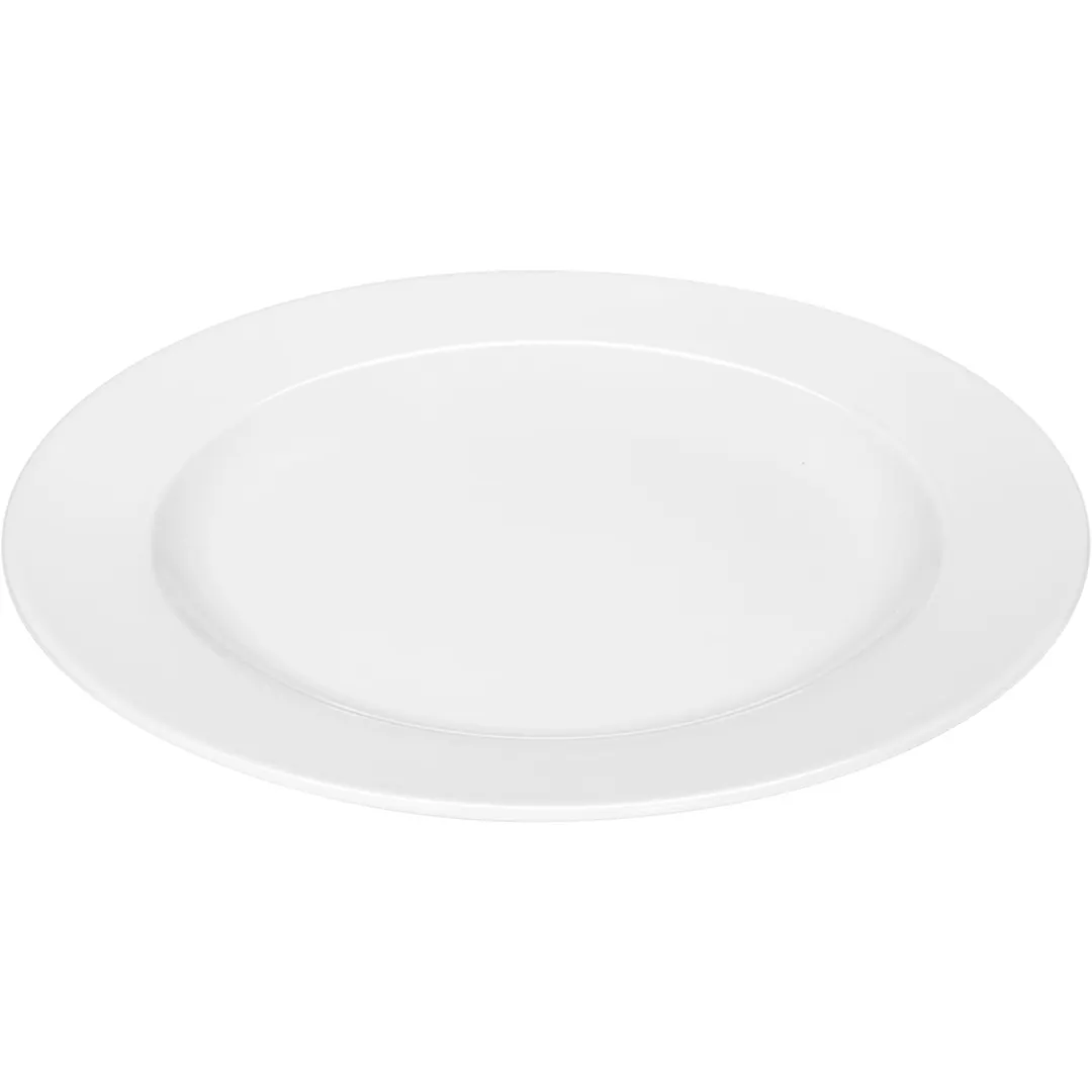 Libbey 646002812000000 China Plate - 11" Round Porcelain Plate, Oven Microwave Safe - Case