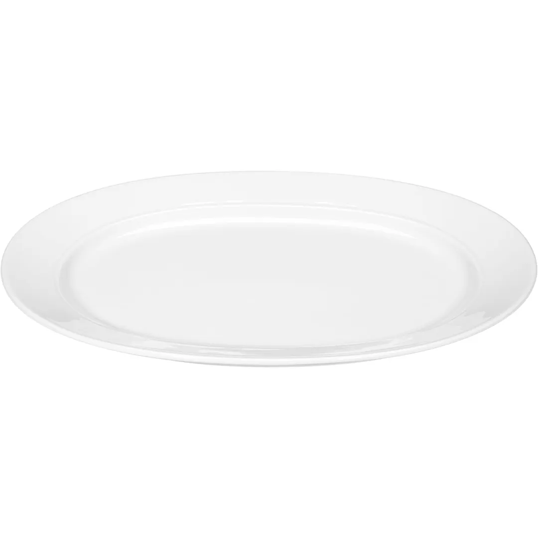 Libbey 646202912000000 Oval China Platter 11" x 8" Porcelain, Oven Safe, Dishwasher Safe - 1/Case
