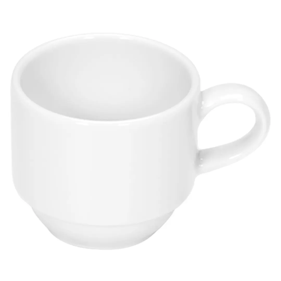 Libbey 646520912000000 China Cups, 3 oz 2‑¼" Diameter, Stackable Mug, Oven Microwave Safe - Case