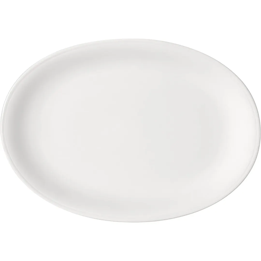 Libbey 654222312000000 Oval China Platter, 9-1/8" x 6-1/4", Porcelain, Oven Microwave Safe - Case