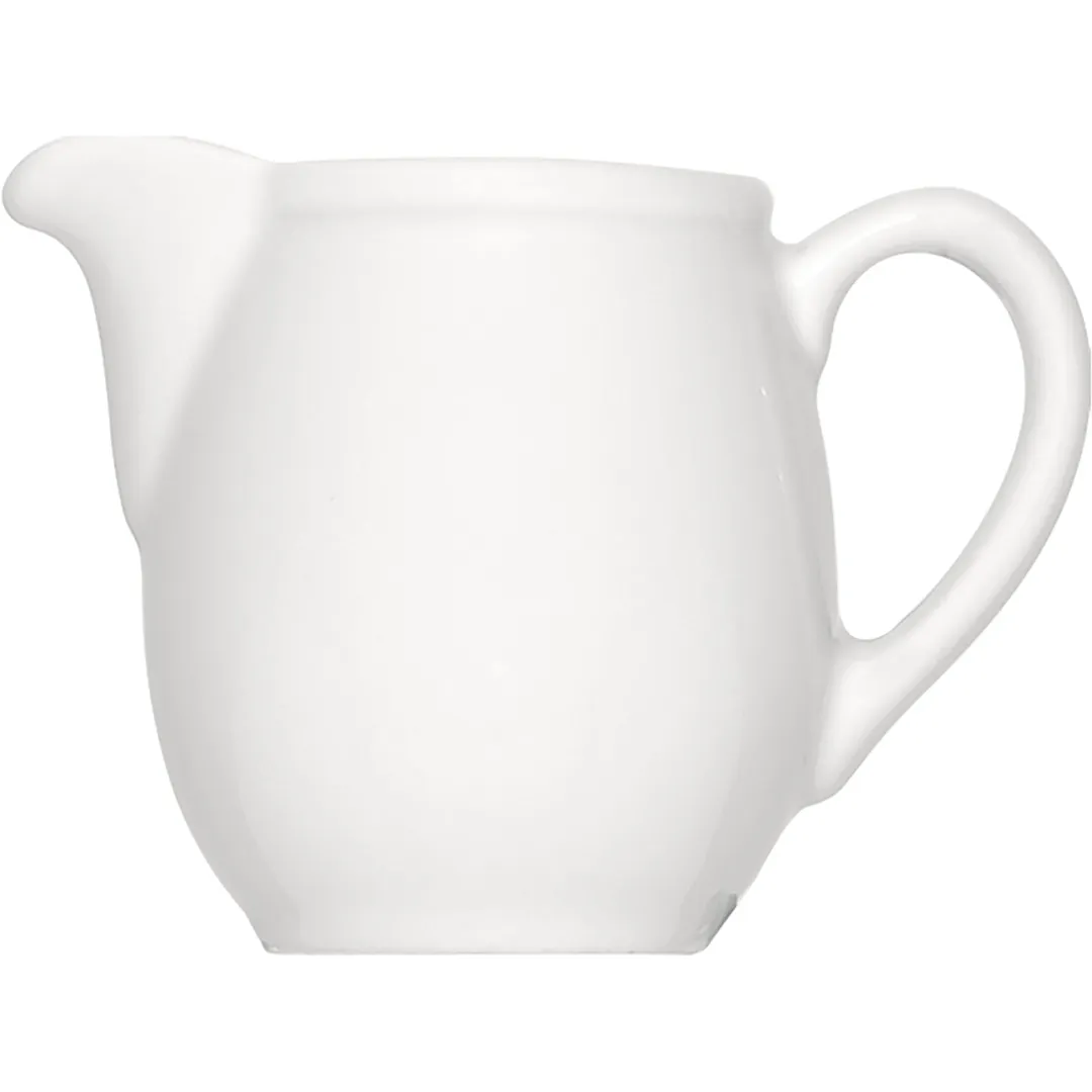 Libbey 654471012000000 Creamer Pitcher, 3 Oz (3‑3/4" Dia. x 2‑5/8" H), Porcelain, Bauscher - Case
