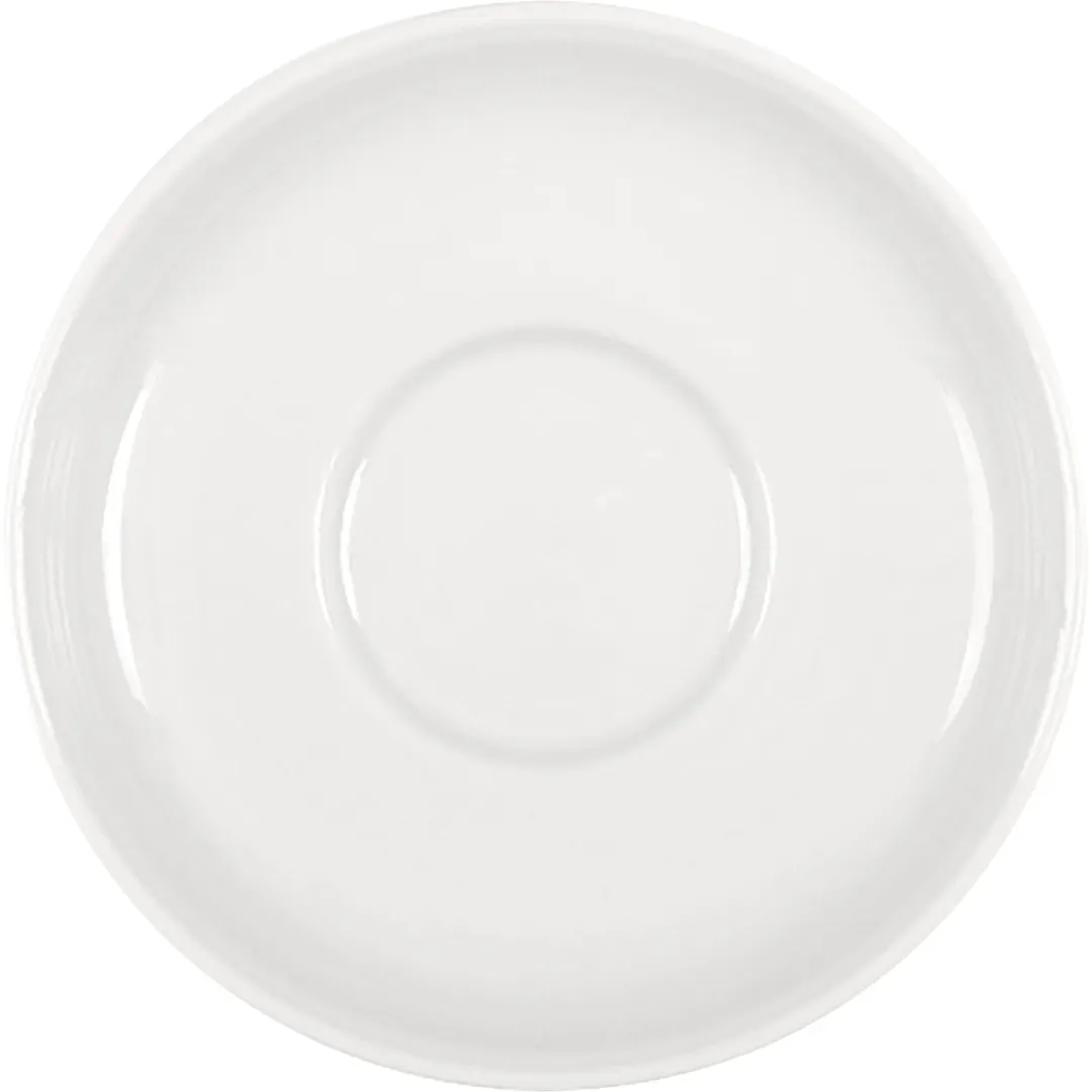 Libbey 654692012000000 - Round Porcelain Saucer 5.5" Dia x 1" H, Oven Microwave Freezer Safe - Case