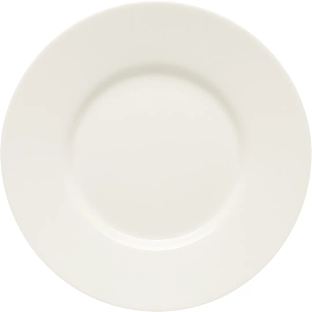 Libbey 669001762000000 - 6½" Round Porcelain China Plate, Oven Microwave Freezer Safe - 1/Case