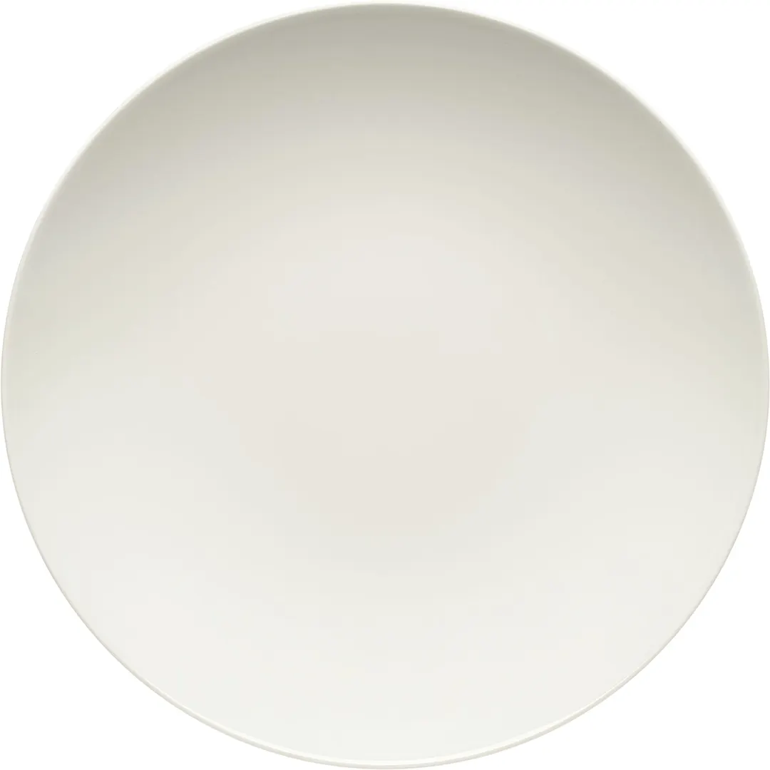 Libbey 669132062000000 - 7-7/8" Round Coupe Porcelain Plate, 20.96 oz, Oven/Microwave/Freezer - 1/Case