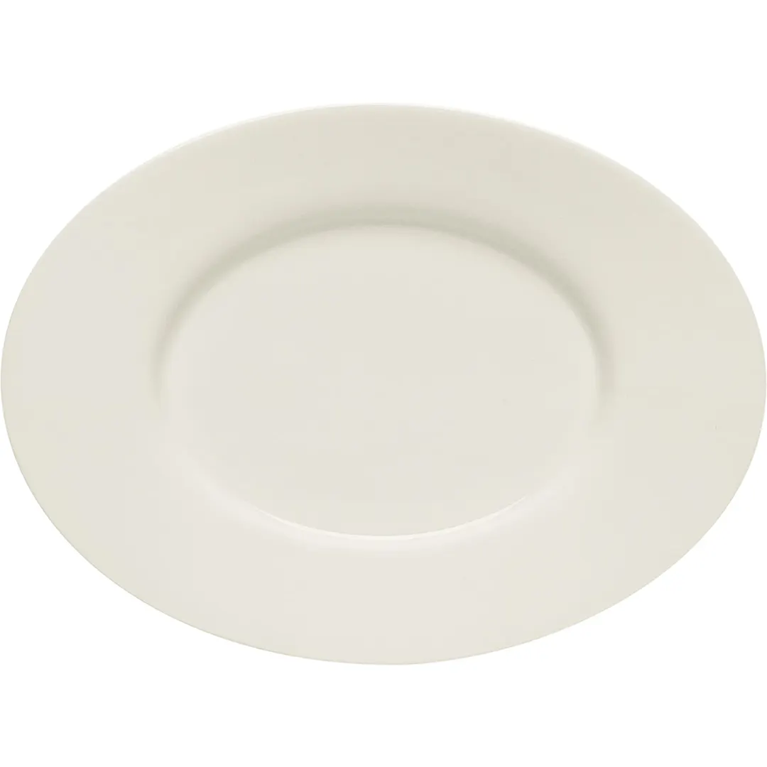 Libbey 669201862000000 Porcelain Platter 7" x 5-1/8" Oven/Microwave/Freezer/Dishwasher Safe - 1/Case