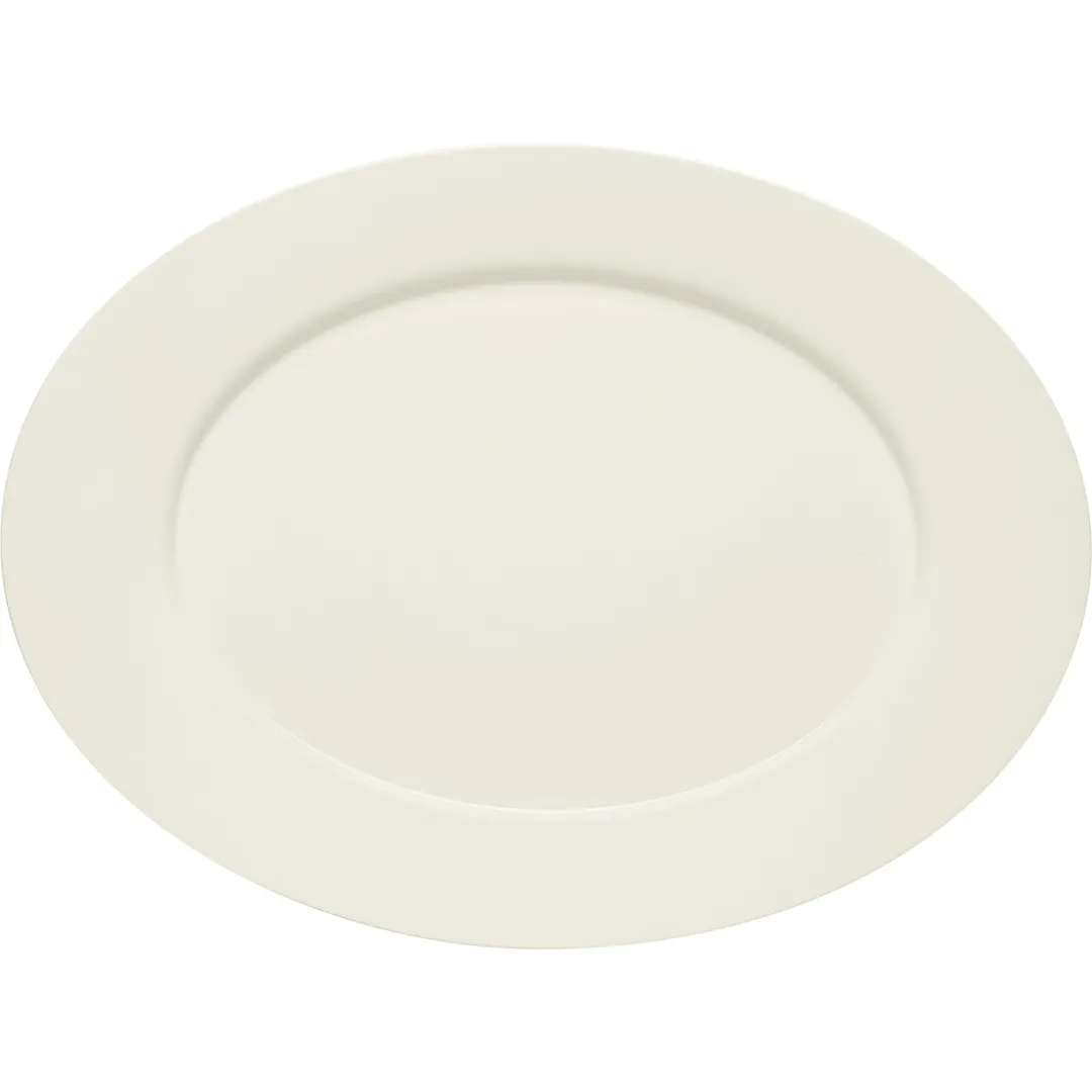 Libbey 669203362000000 Oval China Platter 13" x 9½" Porcelain Oven/Microwave/Freezer Safe - 1/Case
