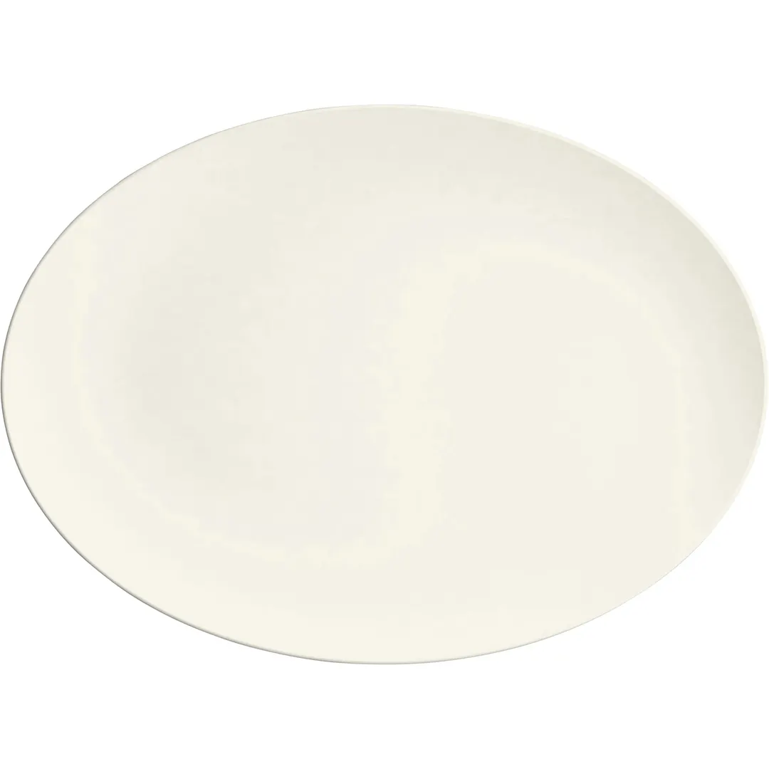 Libbey 669223762000000 - Oval Porcelain Platter 14" x 10", Oven/Microwave/Freezer Safe - 1/Case